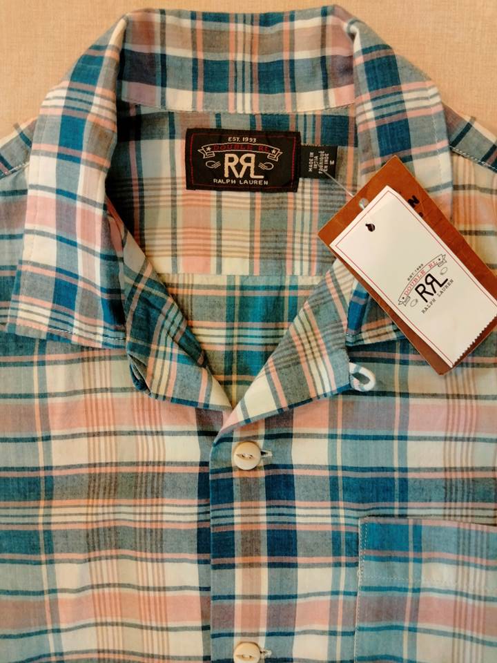 楽天市場】RRL シャツ ダブルアールエル インディゴ染め マドラス